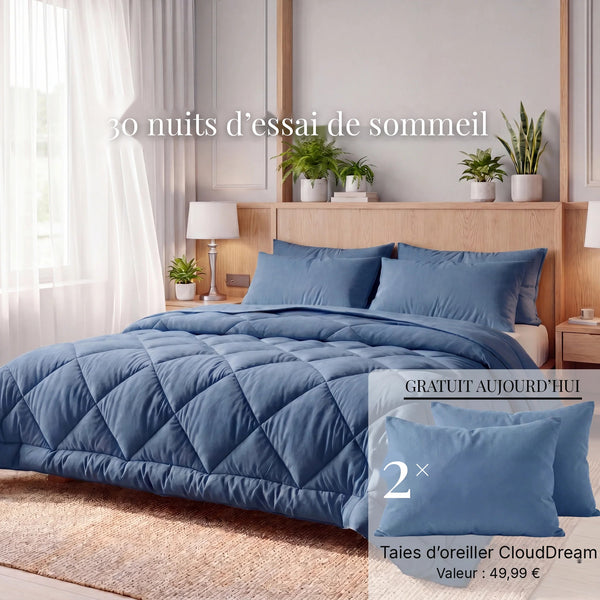 Couette EasyDream – La 2-en-1 à séchage rapide qui vous dispense de housse de couette.