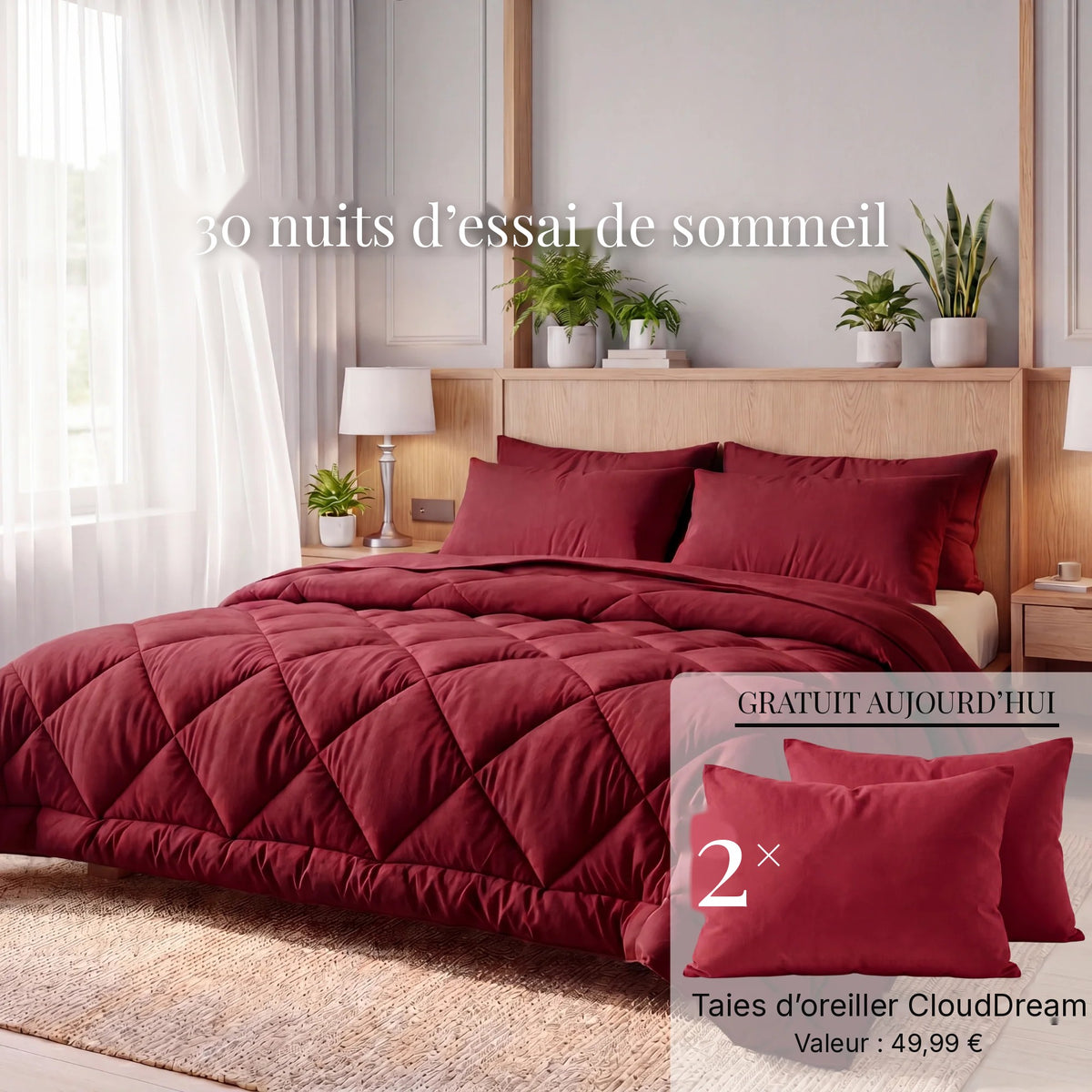 Couette EasyDream – La 2-en-1 à séchage rapide qui vous dispense de housse de couette.